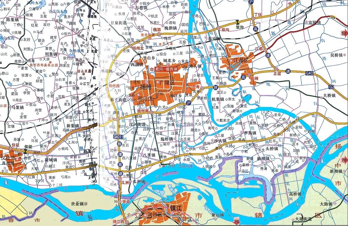 邵伯湖下流河道情况