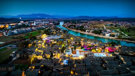 渼陂夜景