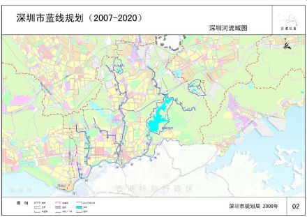 深圳河流域图