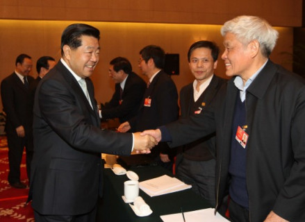 贾庆林参加政协无党派人士界委员小组讨论