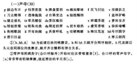海门方言声母表