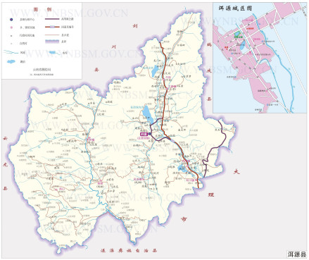 洱源县地图