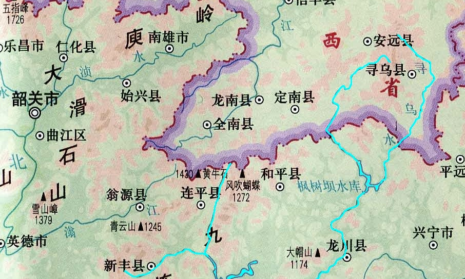 东江的位置图