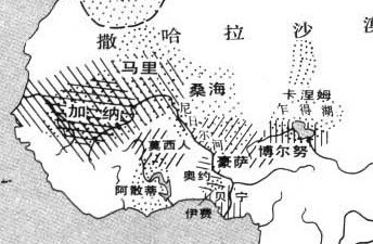 桑海帝国疆域