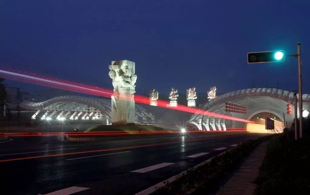 翔安隧道夜景