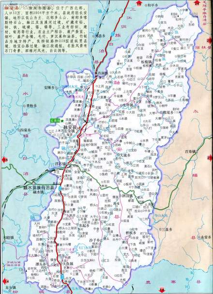 融安县地图