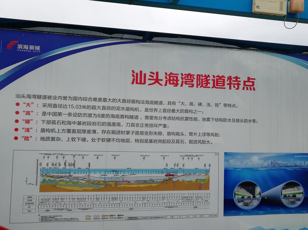 汕头海湾隧道建设难题