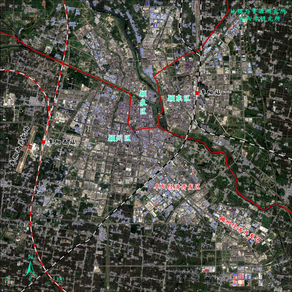 阜阳机场空铁联运示意图