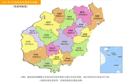 海南省地图