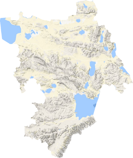 班戈县地形图