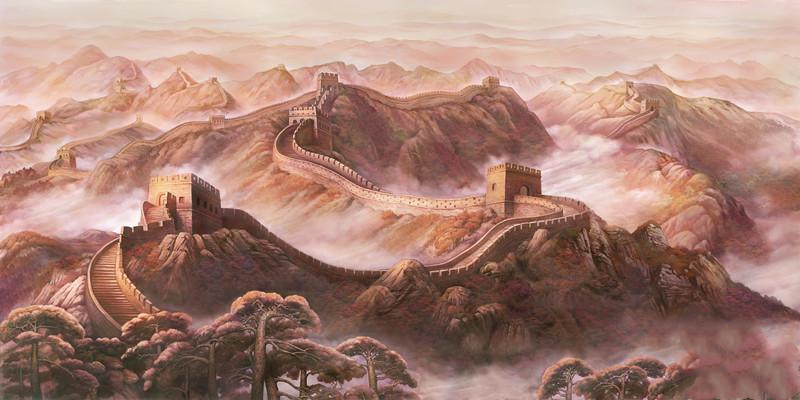中共一大纪念馆前厅壁画《民族脊梁》 