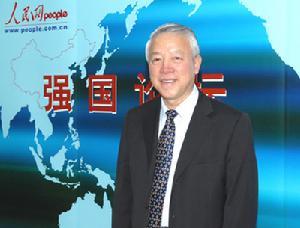 复旦大学党委书记秦绍德做客强国论坛