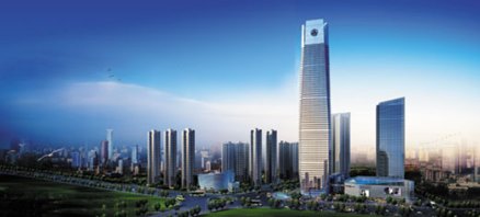 葛洲坝国际广场全景效果图