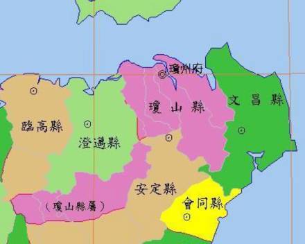 琼山县地图（1905年）