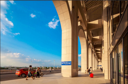 漳州站平台风景