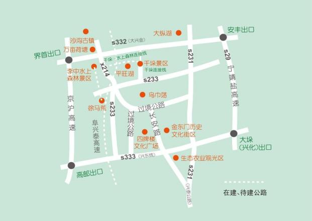 景区交通路线图