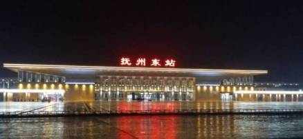 抚州东站夜景