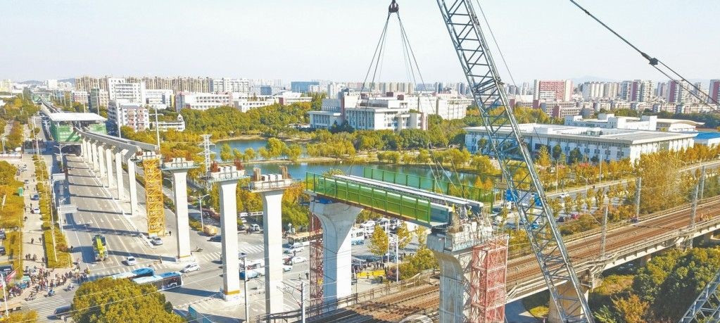 上跨淮南铁路工程
