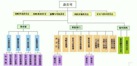中国盐业总公司总部组织结构图 