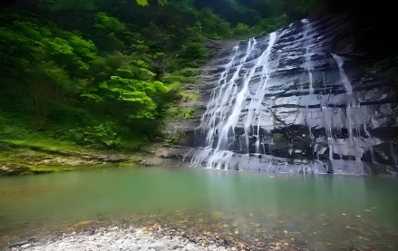 玉帘瀑布