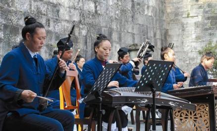 武当山宫观道乐表演