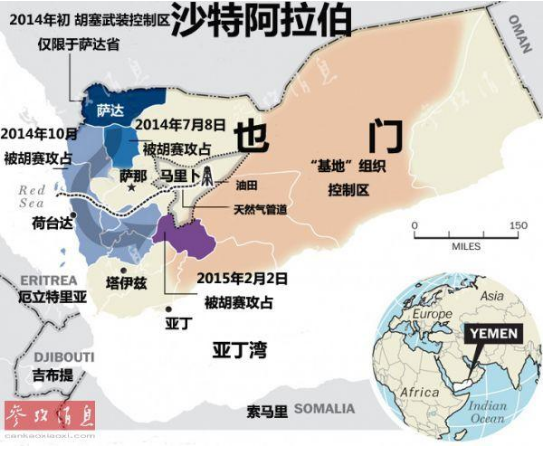 胡塞武装战争图