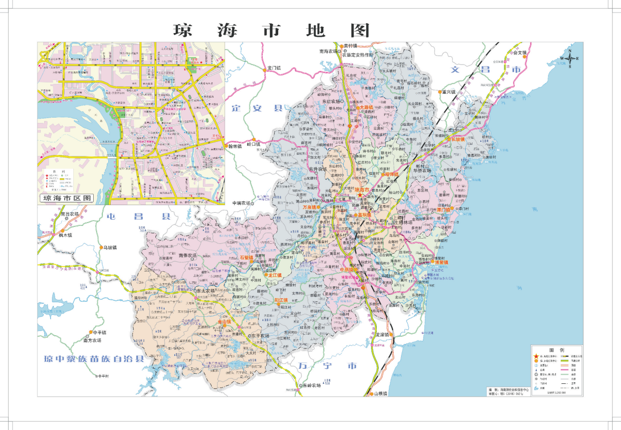 琼海市地图