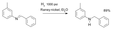 图1 间甲苯基苄胺的合成