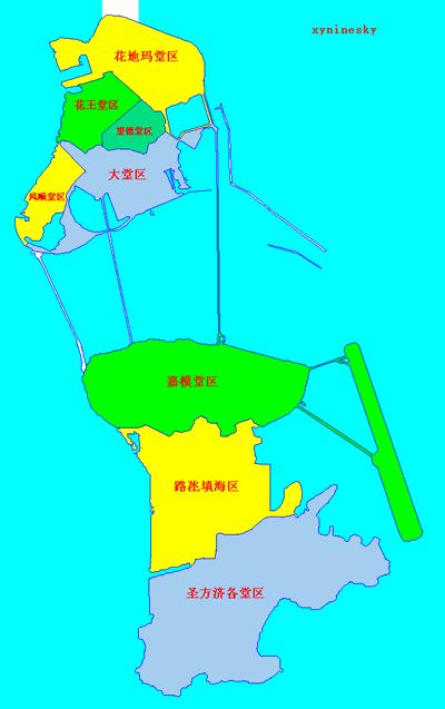 澳门特别行政区地图