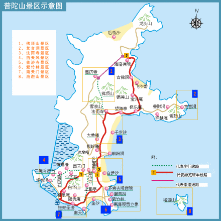 朱家尖地图