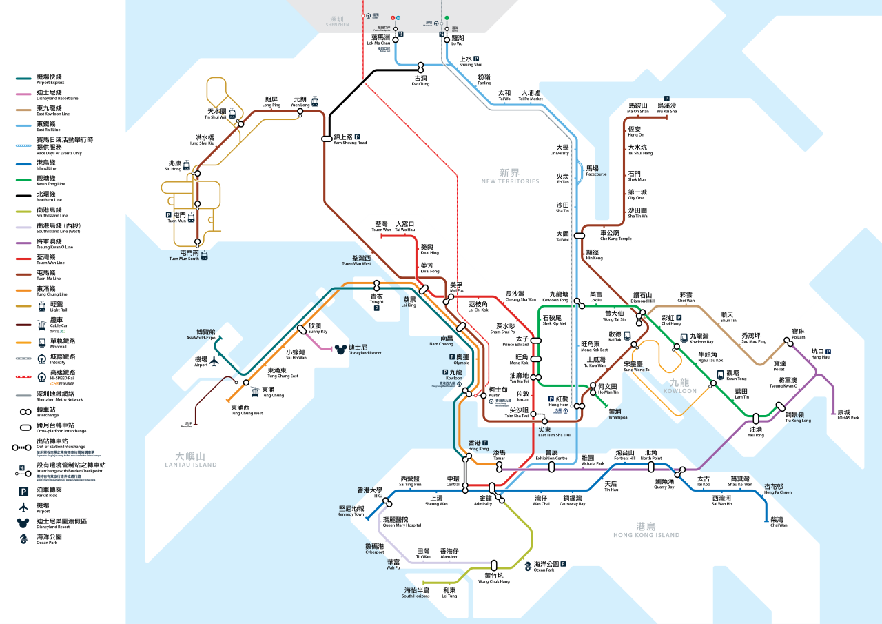 港铁总体规划图