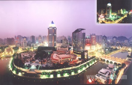 天津喜来登大酒店夜景2