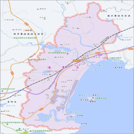 海棠区地图（海南地名图集）