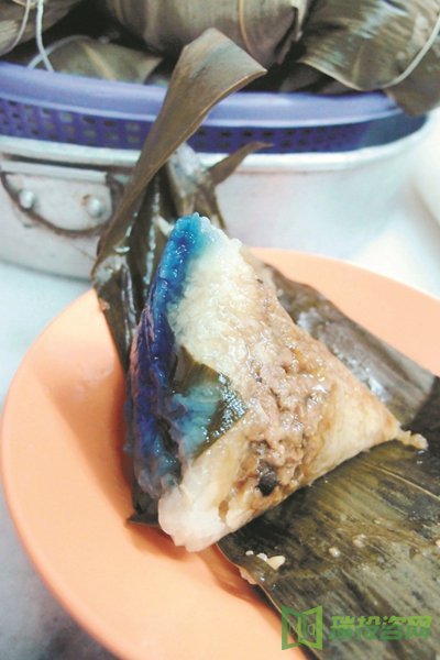 娘惹粽外表色泽特别