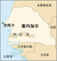 塞内加尔范围