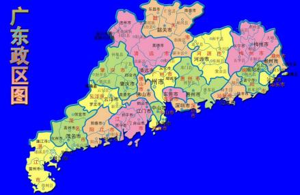 广东省地图