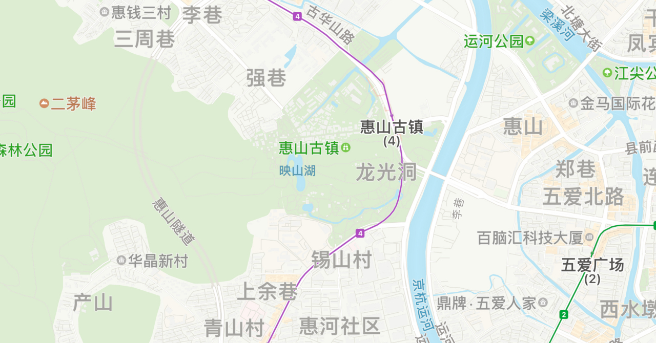 惠山古镇地理位置