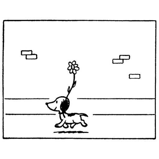 第一次登场的史努比