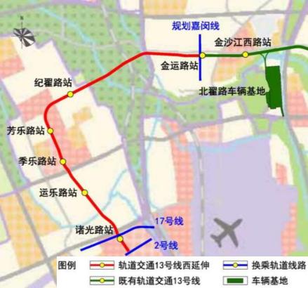 上海地铁13号线西延伸工程