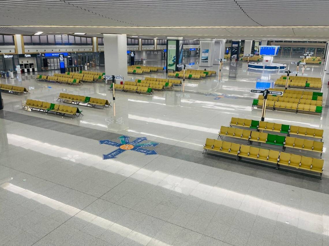 福州南站东站房候车大厅