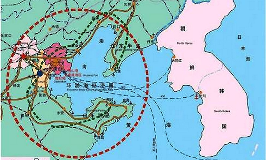 港口地处环渤海经济圈的中心区位