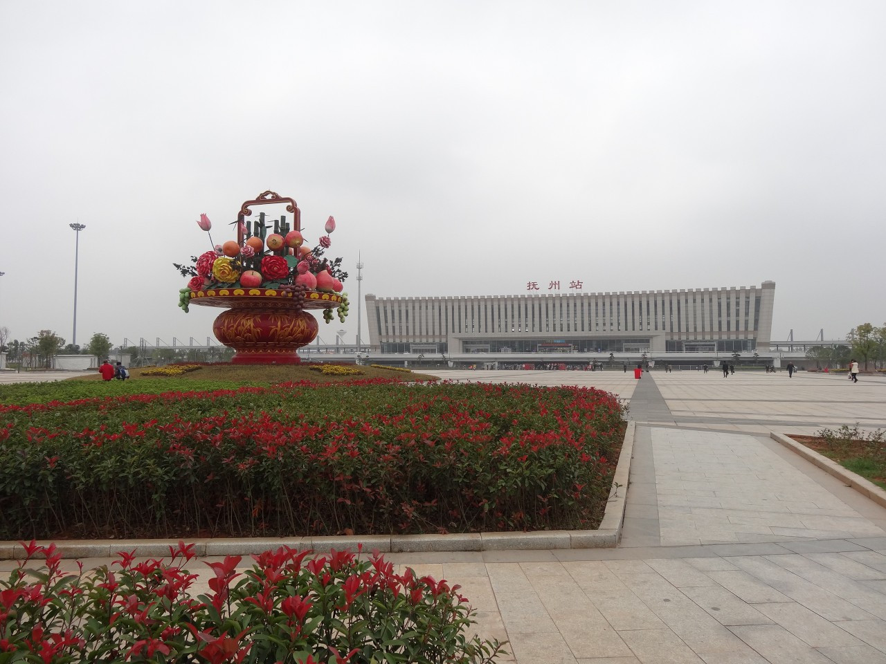 抚州站广场