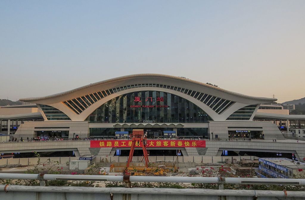 厦门站北广场，2017年1月