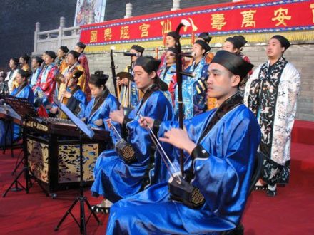 武当山宫观道乐表演