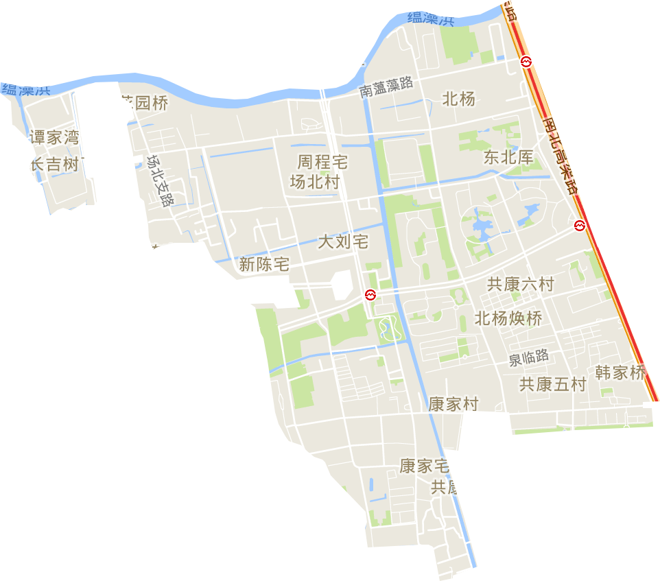 庙行镇电子地图