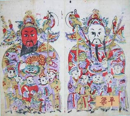 秦琼、敬德门神 
