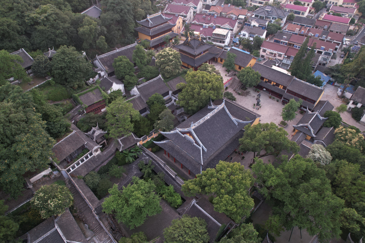 惠山寺航拍