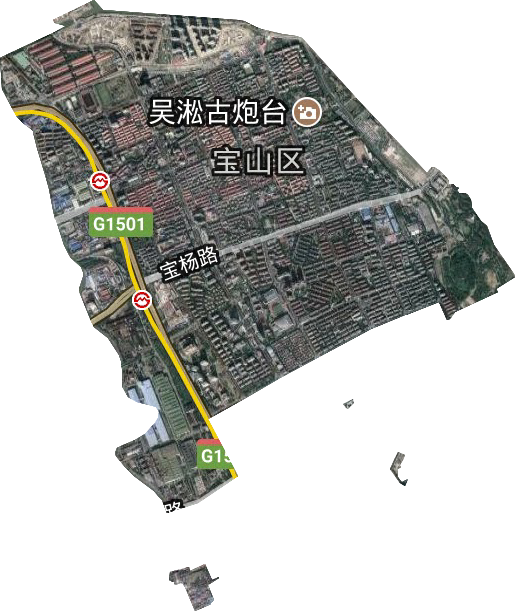 友谊路街道卫星图