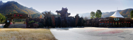 巨石山入口全景图