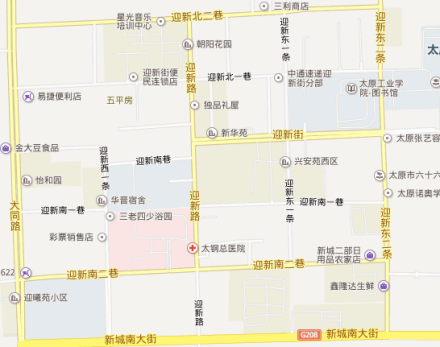 迎新街平面图